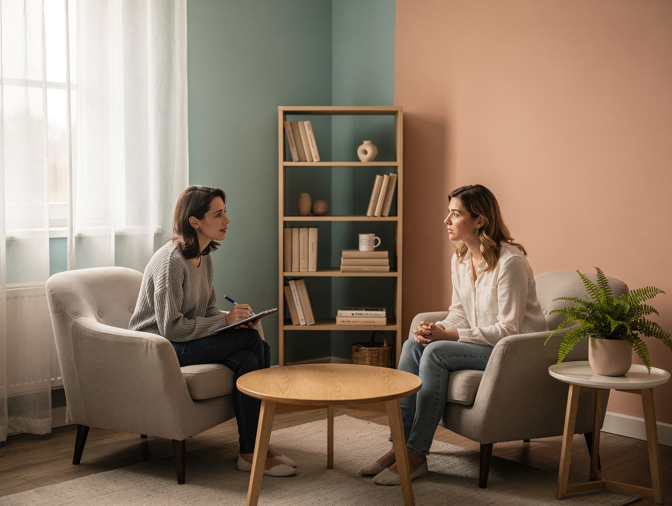 Supportive environment for couples counseling and dialogue
