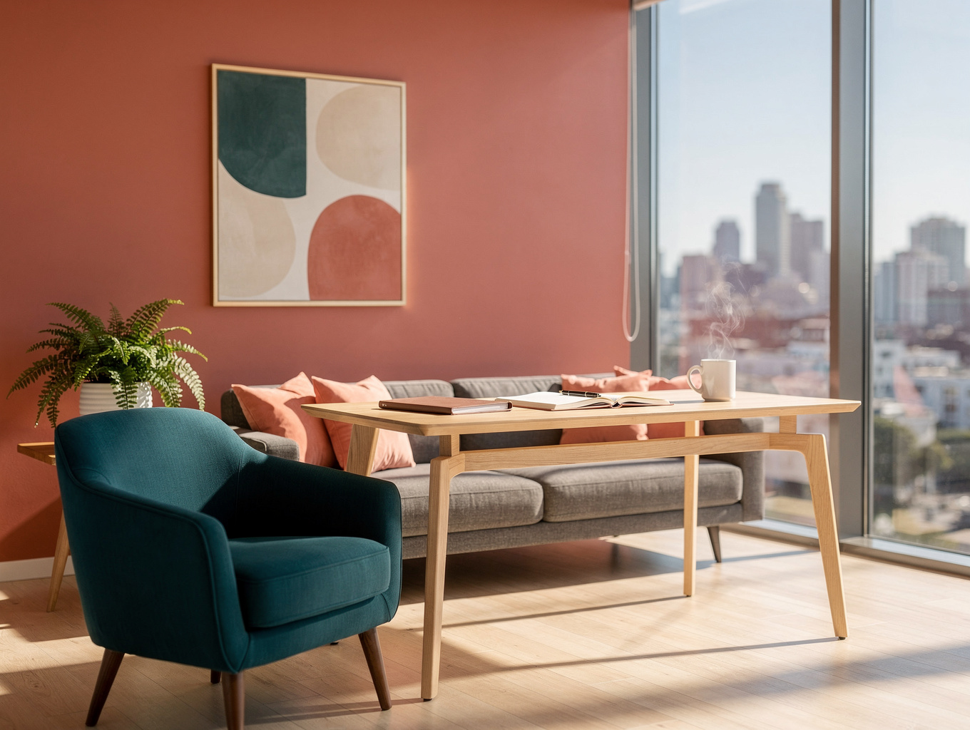 Quiet, comfortable office space for individual therapy sessions